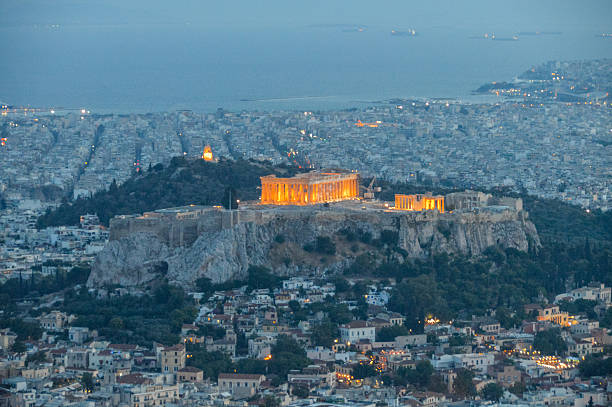 istock Ancient Acropolis in Athens, Greece seen from Mount Lycabettus 544732818