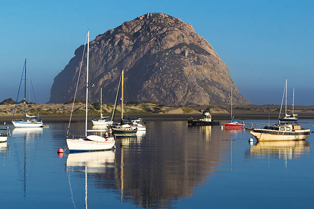 istock Morro Rock in Pacific Ocean at Morro Bay, California 544733982