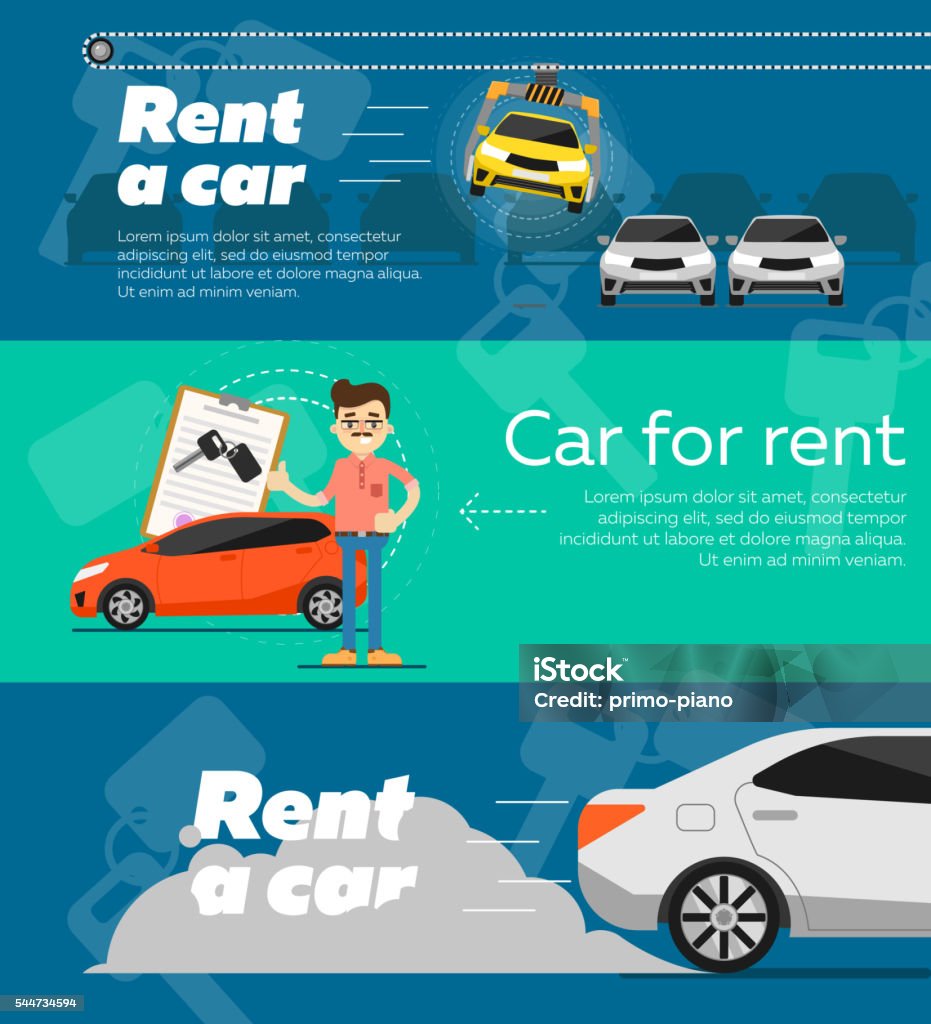 Biểu Ngữ Cho Thuê Xe Hình minh họa Sẵn có - Tải xuống Hình ảnh ...