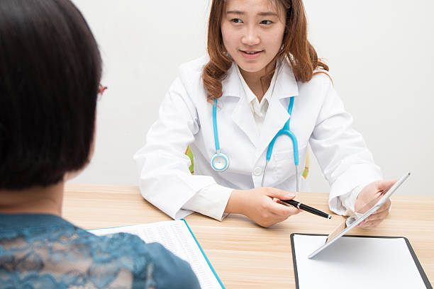 istock Asian Female doctor and patient 544736688