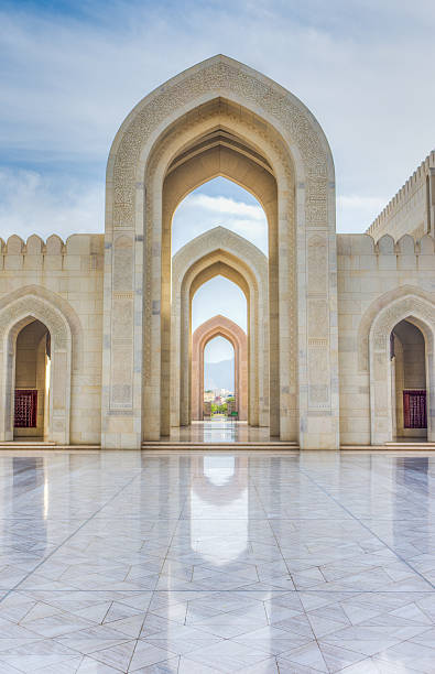 istock Courtyard, Grand Mosque, Muscat, Oman 544739880