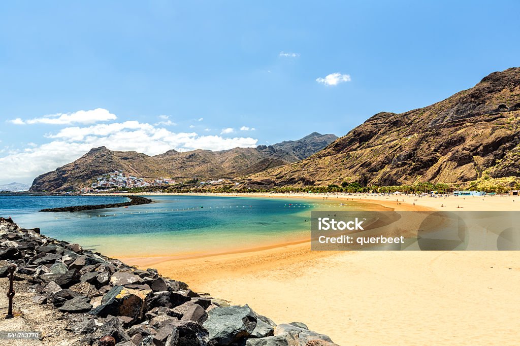 Beach of Las Teresitas in Tenerife Las Teresitas Beach in Tenerife / Canary Islands Tenerife Stock Photo