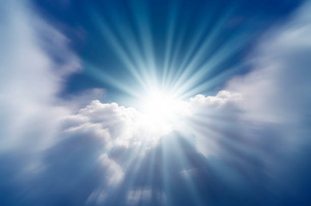 istock Bright Flash of Sun from behind the Clouds 544744998