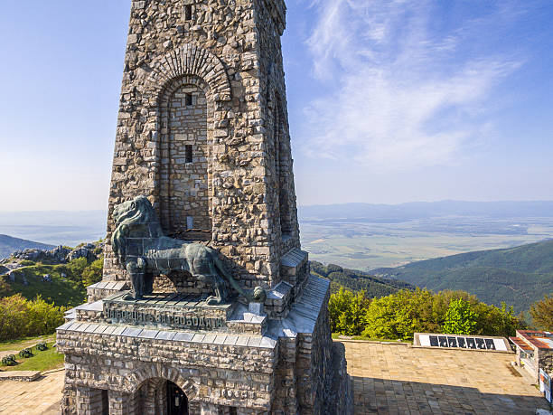 Shipka Aerial view stock photo