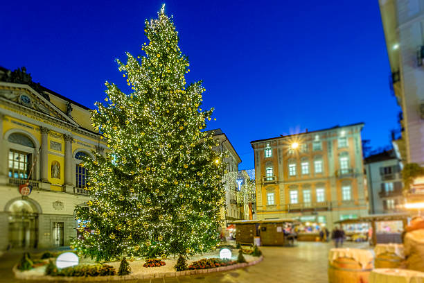 istock Lugano at Christmas, Switzerland 544748522