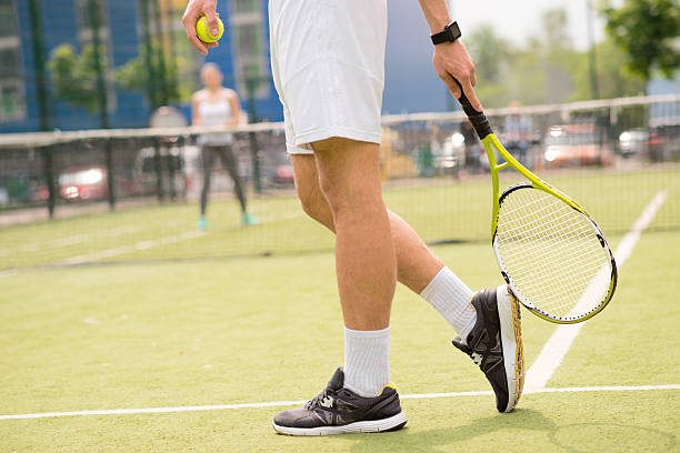 istock Professional tennis players take part in competition 544751492