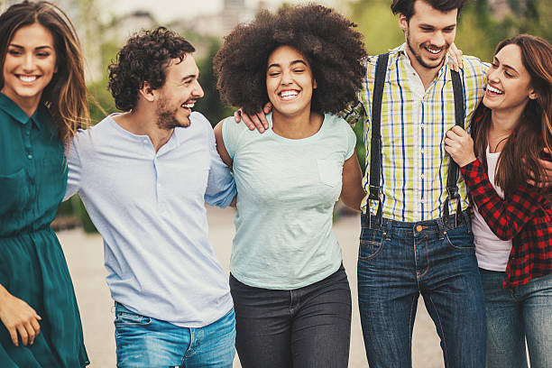 istock Group of friends happy together 544752704