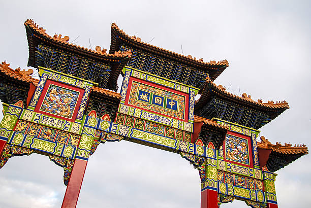 Liverpool's Chinatown entrance gate