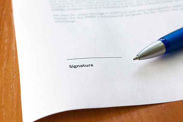 istock Place for the signature 544793490