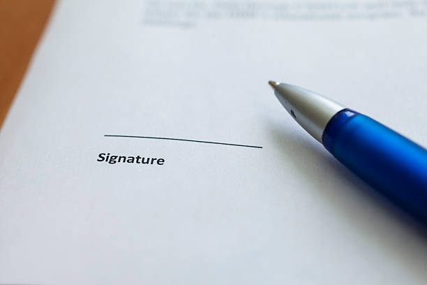 istock Place for the signature 544794092