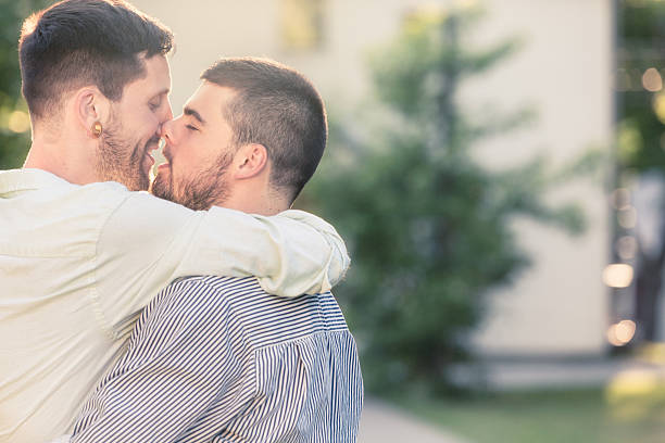 istock Same Sex Tender Kiss 544797468
