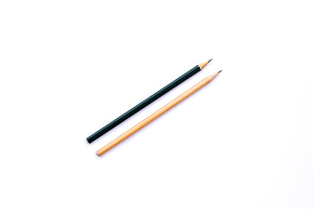 istock Wooden pencil on white background. 544798010