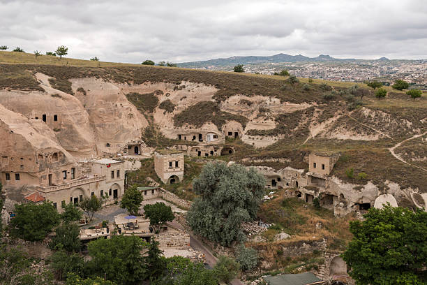 istock cappadocia stone houses. 544798522