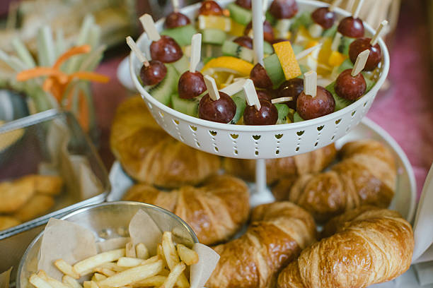 istock Multicolor Sweets on Candy Buffet with Cupcakes, Cookies and Marshmallows. 544798902
