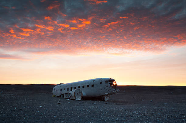 istock he abandoned DC-3 Airplane in Iceland 544800994
