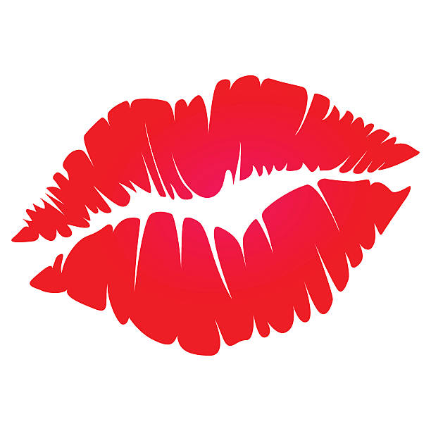 ilustrações de stock, clip art, desenhos animados e ícones de beijo de vermelho - lipstick kiss