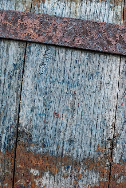 istock Old rusty, damaged metal background 544804658