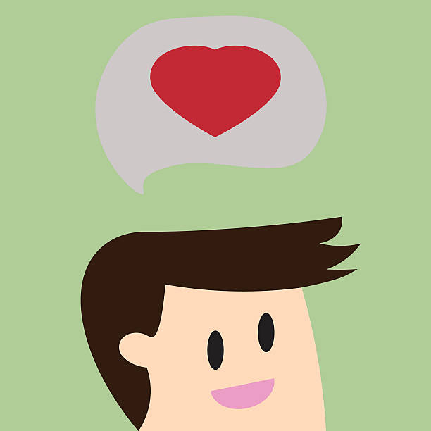 istock People speech bubble dialog box heart love. Cartoon illustration 544806454