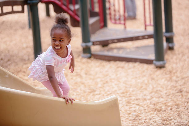 istock Little Girl Playing at Park 544806596