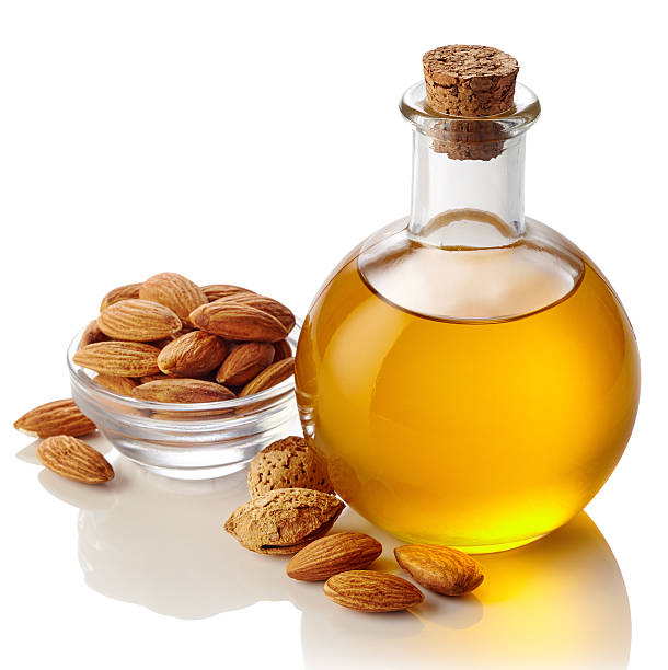istock Almond oil and almonds 544806988