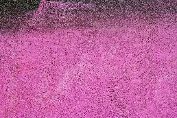 istock Purple painted brick wall as background, texture 544808128