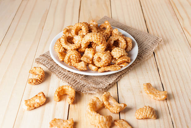 istock Junk food snack tase squid in white plate 544809864