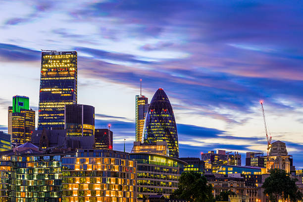 istock Financial District of London at Sunset 544812016