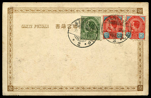 istock vintage postcard from Thailand 544812626