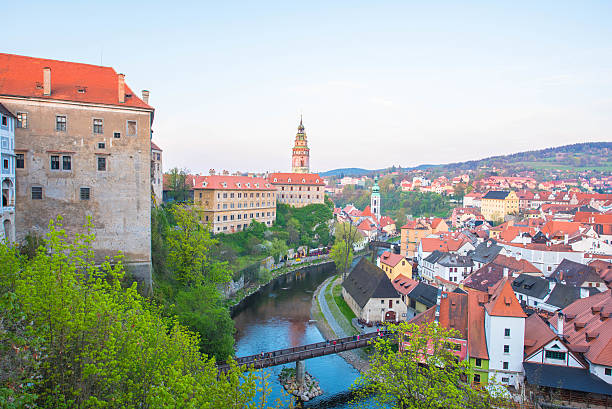 istock View of Cesky Krumlov valley - Czech Republic 544814802