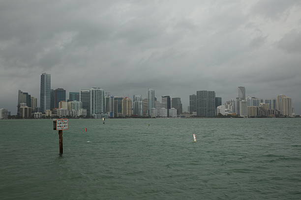 istock Miami skyline in the mist 544816434