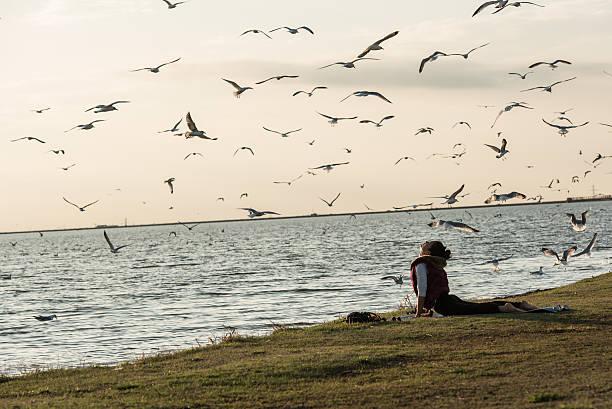 istock Woman stretching yoga in nature. 544817898
