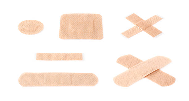 istock Set of adhesive bandage sticking plasters 544819840