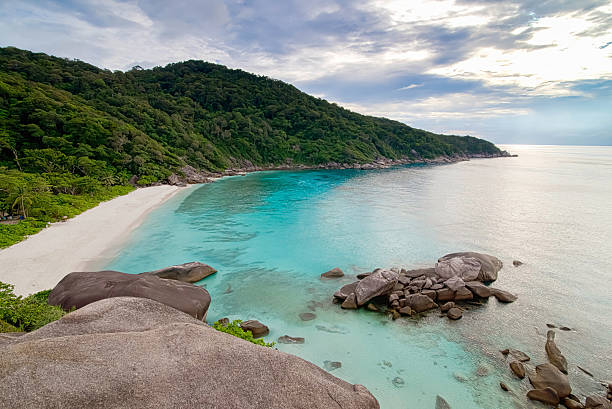 istock Beautiful Similan islands like a heaven with sun set 544820336
