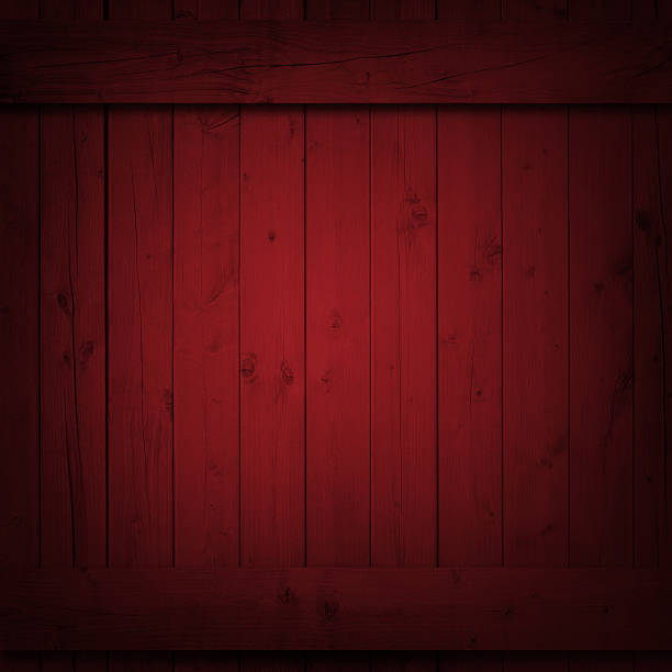 istock Light brown wooden wall, fence texture with horizontal and vertical 544823100