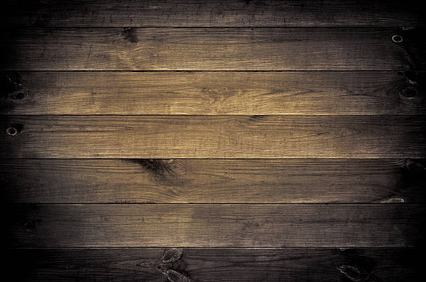 istock Grunge wooden texture with horizontal planks. 544956980