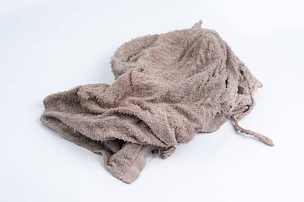 istock dirty wet tatters rag cloth isolated on white background 544958376