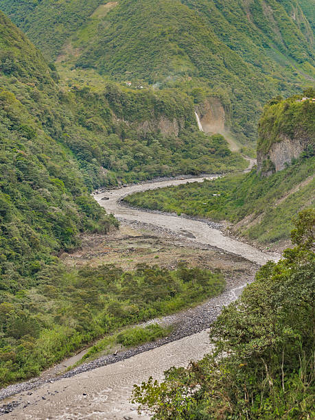 istock Pastaza River and Leafy Mountains in Banos Ecuador 544960012