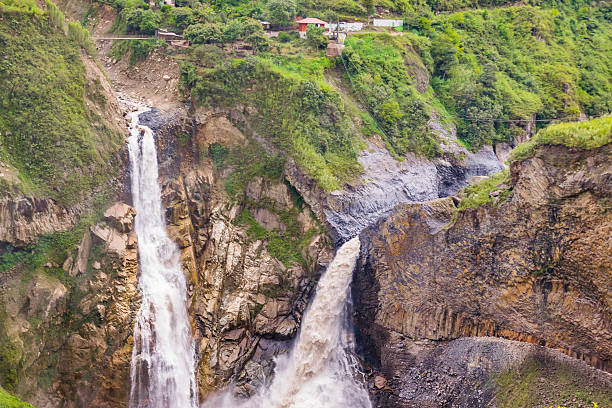 istock Cascade at Tropical Forest in Banos, Ecuador 544962190