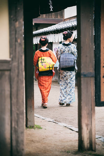 istock Japanese Women in Edo Period Town 544962692