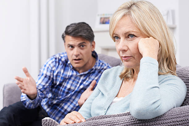 istock Mature Couple Having Argument At Home 544964450