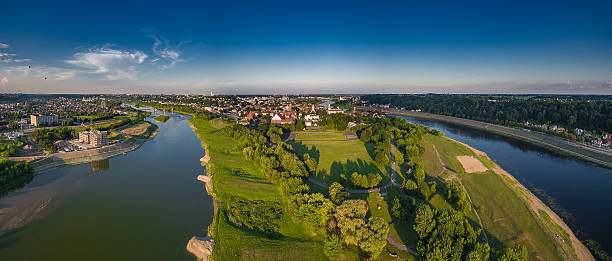istock Aerial image of Kaunas city, Lithuania 544965624