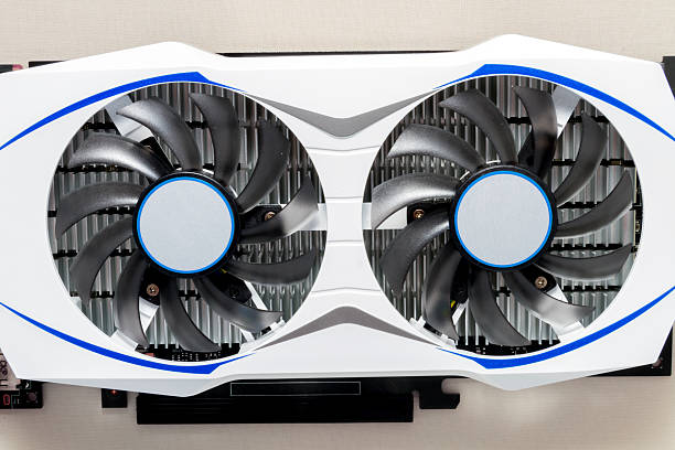 istock Graphics card for professional processing with photo and video m 544965782