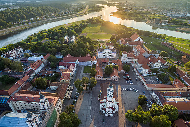 istock Aerial image of Kaunas city, Lithuania 544966062