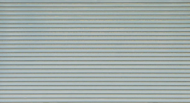 istock Metal industrial closed door 544968676