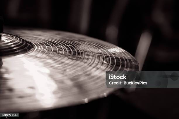 Close Up Of Cymbal On Drumkit To The Left Stock Photo - Download Image Now - Close-up, Music, Soul Music