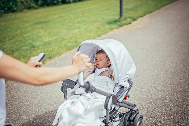 istock Mother and child in park 544973014