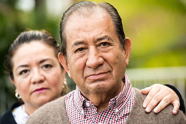 istock Caring, hispanic nurse and elderly senior patient in nursing home 544974982