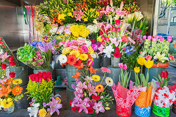 Shopping for flowers