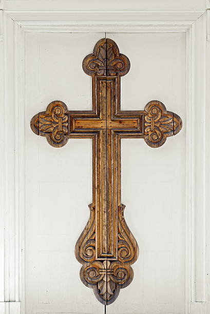 istock big cross on the church door 544975496