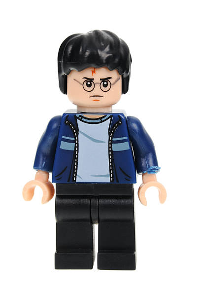 harry potter minifigur - harry potter kunstwerkname stock-fotos und bilder